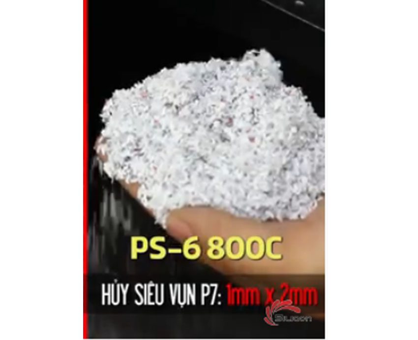 Máy hủy tài liệu Silicon PS-6800C - Hàng chính hãng