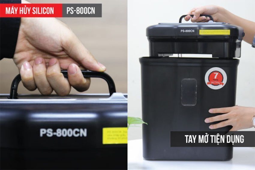 Thùng chứa rác của máy huỷ tài liệu Silicon PS-800CN