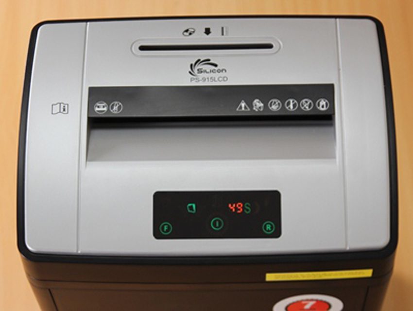 Máy hủy tài liệu Silicon PS-915LCD - Hàng chính hãng