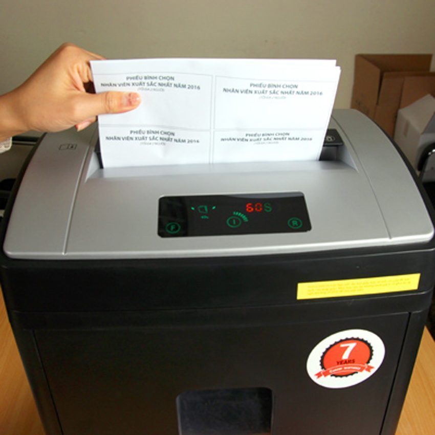 Máy hủy tài liệu Silicon PS-915LCD - Hàng chính hãng