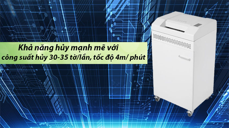 Máy hủy tài liệu Ziba PC-PRO-30 - Hàng chính hãng