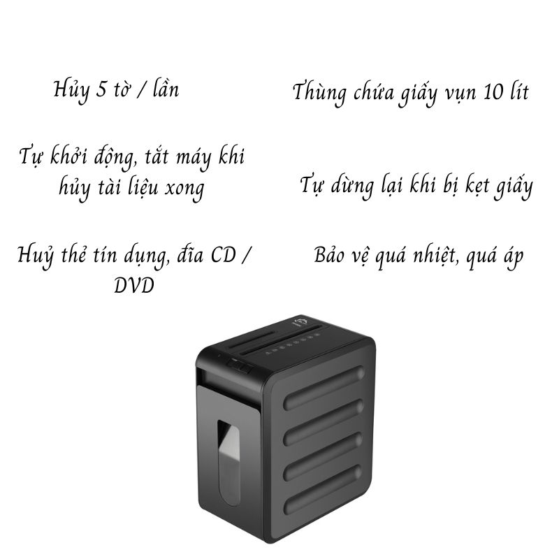 Máy hủy tài liêu Silicon PS-1005C - Hàng chính hãng