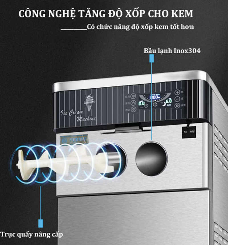 Máy làm kem tươi Yubann IC30L - Hàng chính hãng