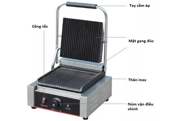 Máy kẹp bánh mỳ công nghiệp Bennix EG-811E - Hàng chính hãng