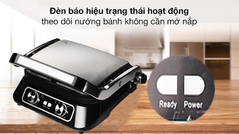 Kẹp nướng điện đa năng Tiross TS9662 - Hàng chính hãng