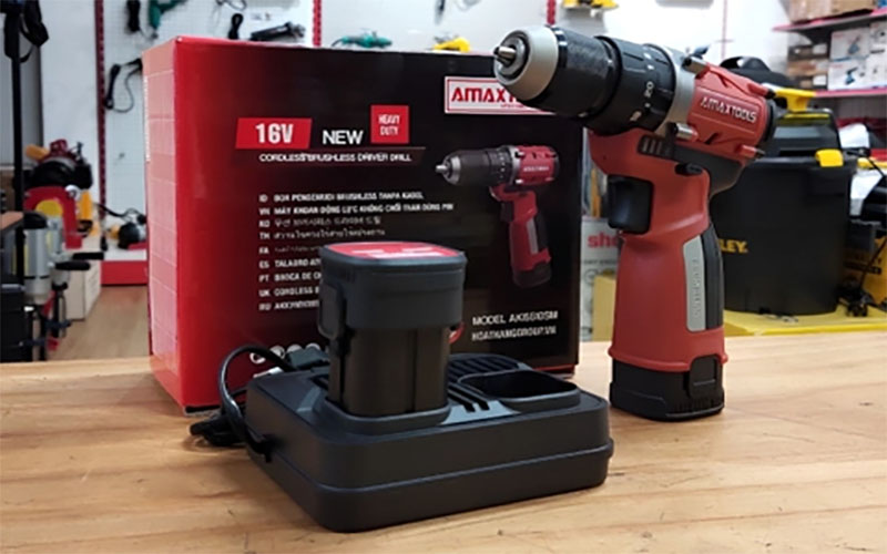 Máy khoan pin Amaxtools AKI5510BL - Hàng chính hãng