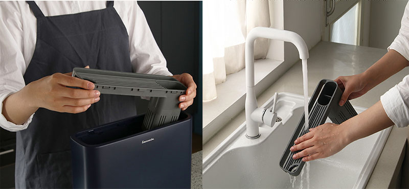 Máy khử khuẩn dao, thớt, đũa Lacuzin LCZ8002 - Hàng chính hãng