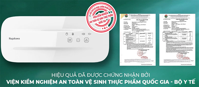 Máy khử khuẩn thực phẩm Nagakawa NAG3904 - Hàng chính hãng