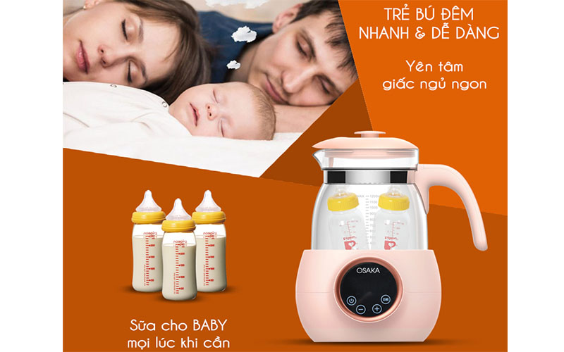 Máy khử trùng, hâm sữa Osaka KTE120P