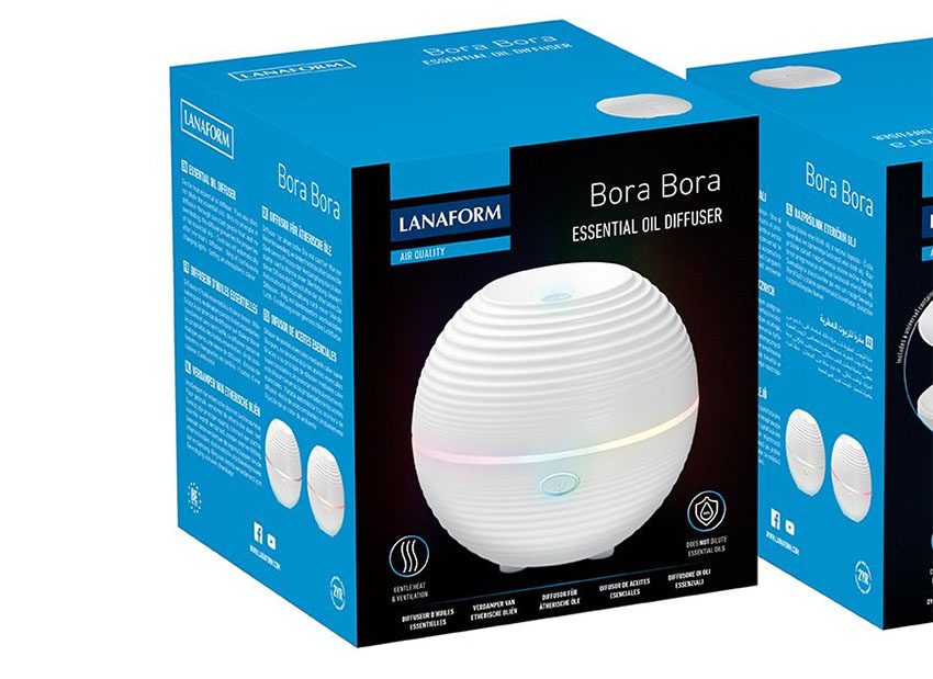 Máy khuếch tán tinh dầu Lanaform Bora Bora LA120316 - Hàng chính hãng