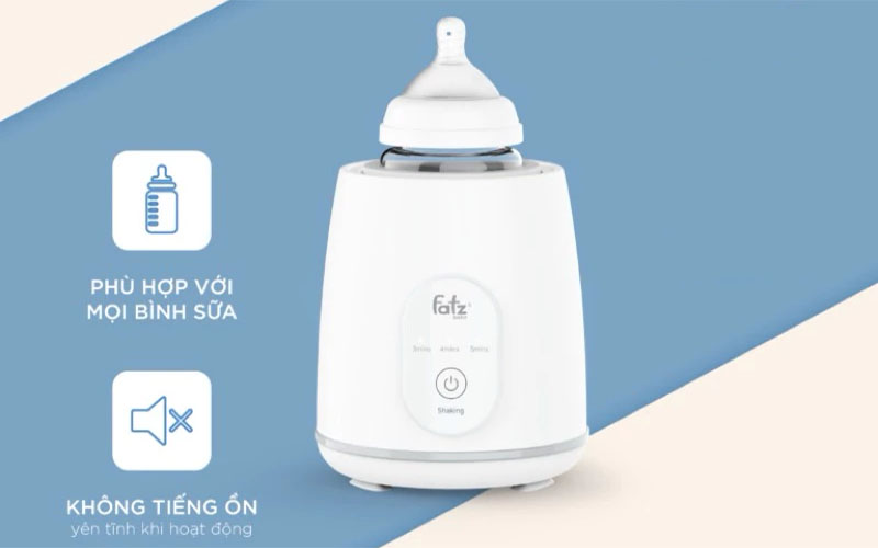 Máy lắc bình sữa điện tử Shake 1 Fatzbaby FB3910HB - Hàng chính hãng