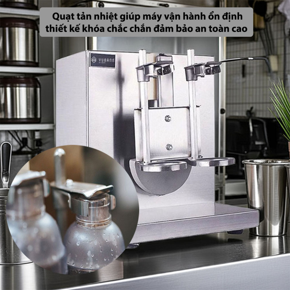 Máy lắc cốc đôi Yubann YB-L8 - Hàng chính hãng