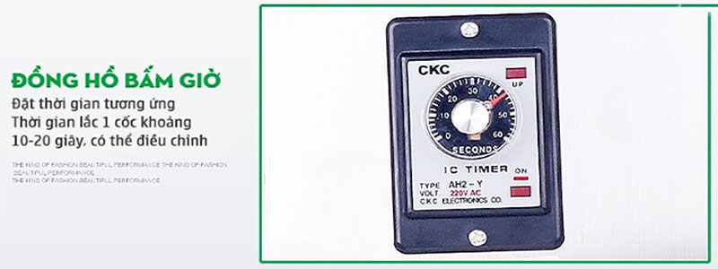 Máy lắc cốc đôi trà sữa Fest LJY120-2 - Hàng chính hãng