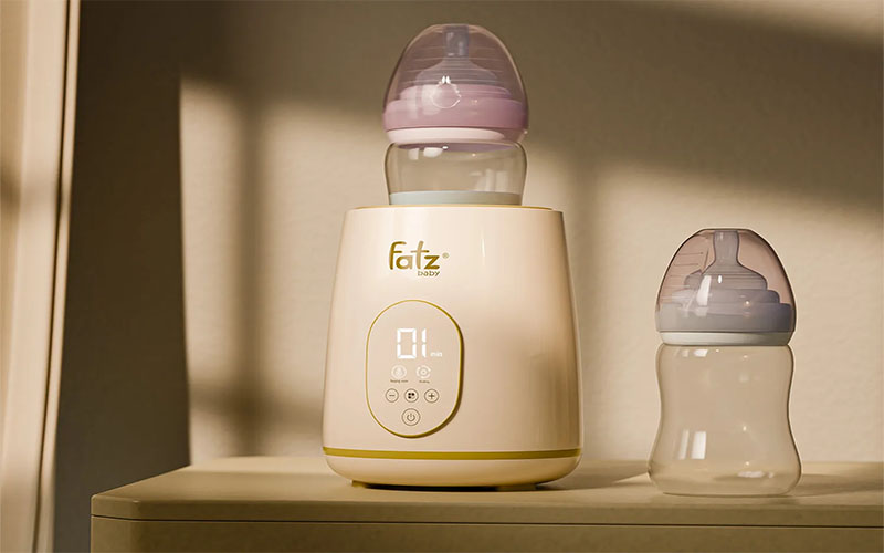 Máy lắc và giữ ấm bình sữa điện tử Shake 2 Fatzbaby FB3911HB - Hàng chính hãng