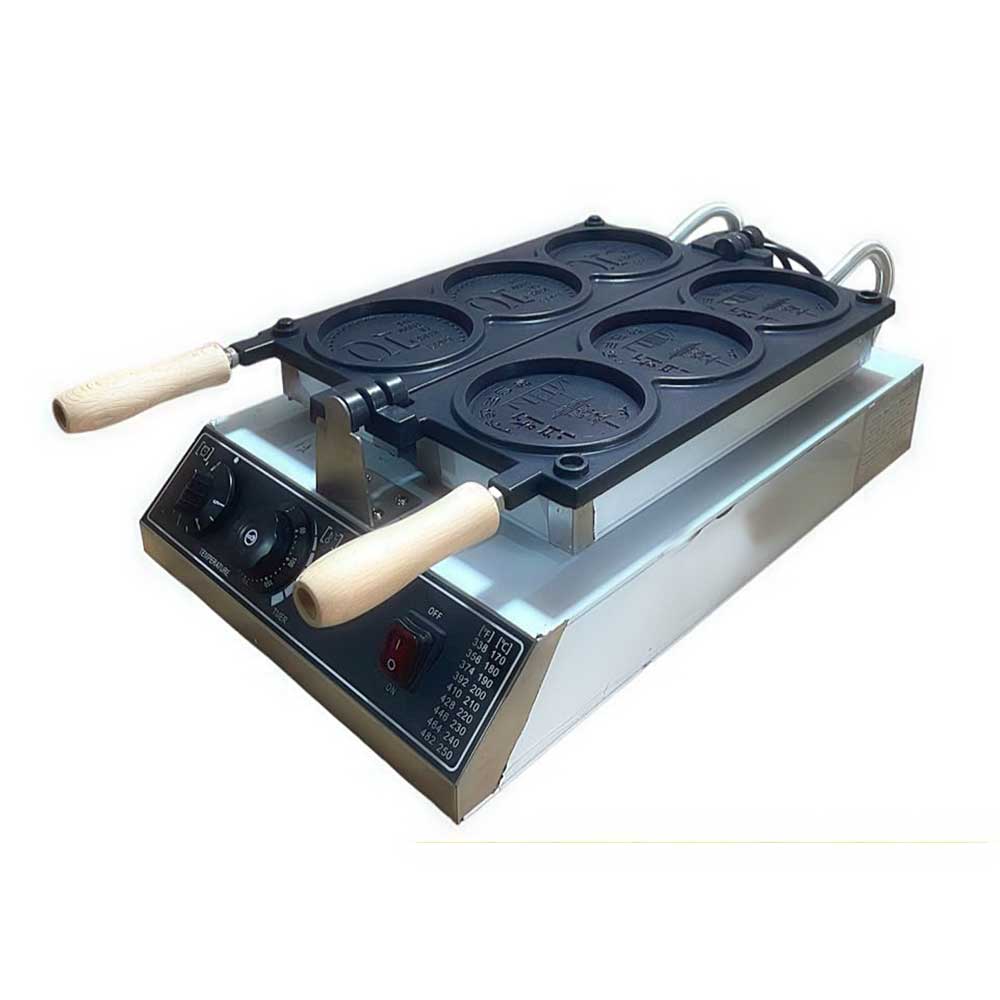 Máy làm bánh đồng xu Hàn Quốc 10 Won JC-3 loại 3 khuôn - Hàng chính hãng