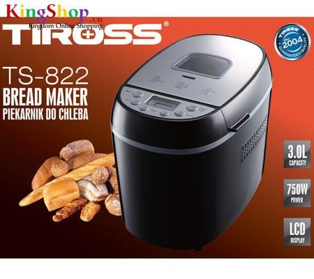 Máy làm bánh mì Tiross TS822 - Hàng chính hãng