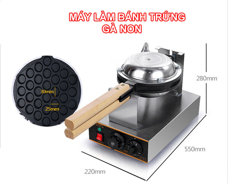 Máy bánh trứng gà non cao cấp - Hàng chính hãng