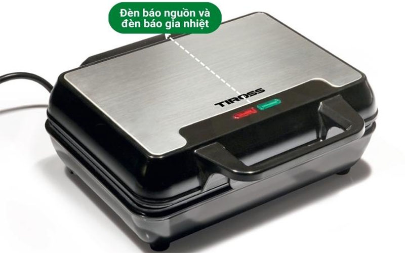 Máy làm bánh waffle Tiross TS1385 - Hàng chính hãng