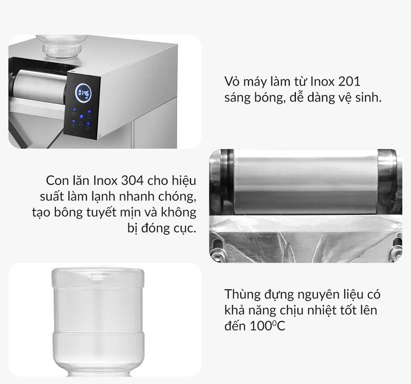 Máy làm kem tuyết Cobi CB-3600A - Hàng chính hãng