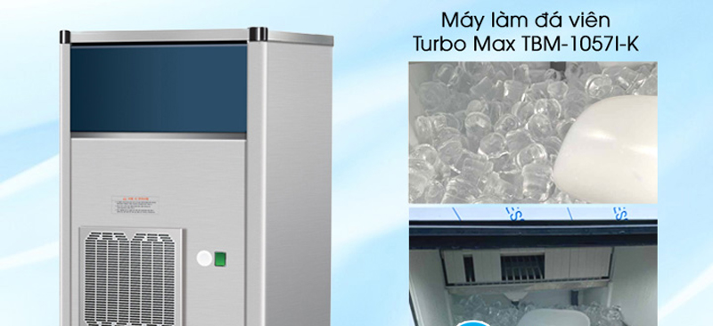 Máy làm đá Turbo Max TBM-1057I-K - Hàng chính hãng