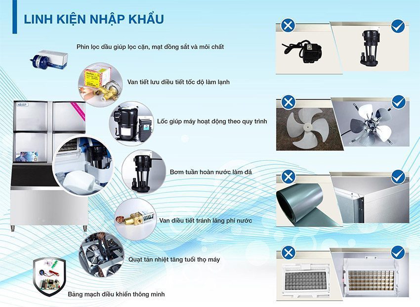 Máy làm đá viên Hải Âu HA-1800 - Hàng chính hãng