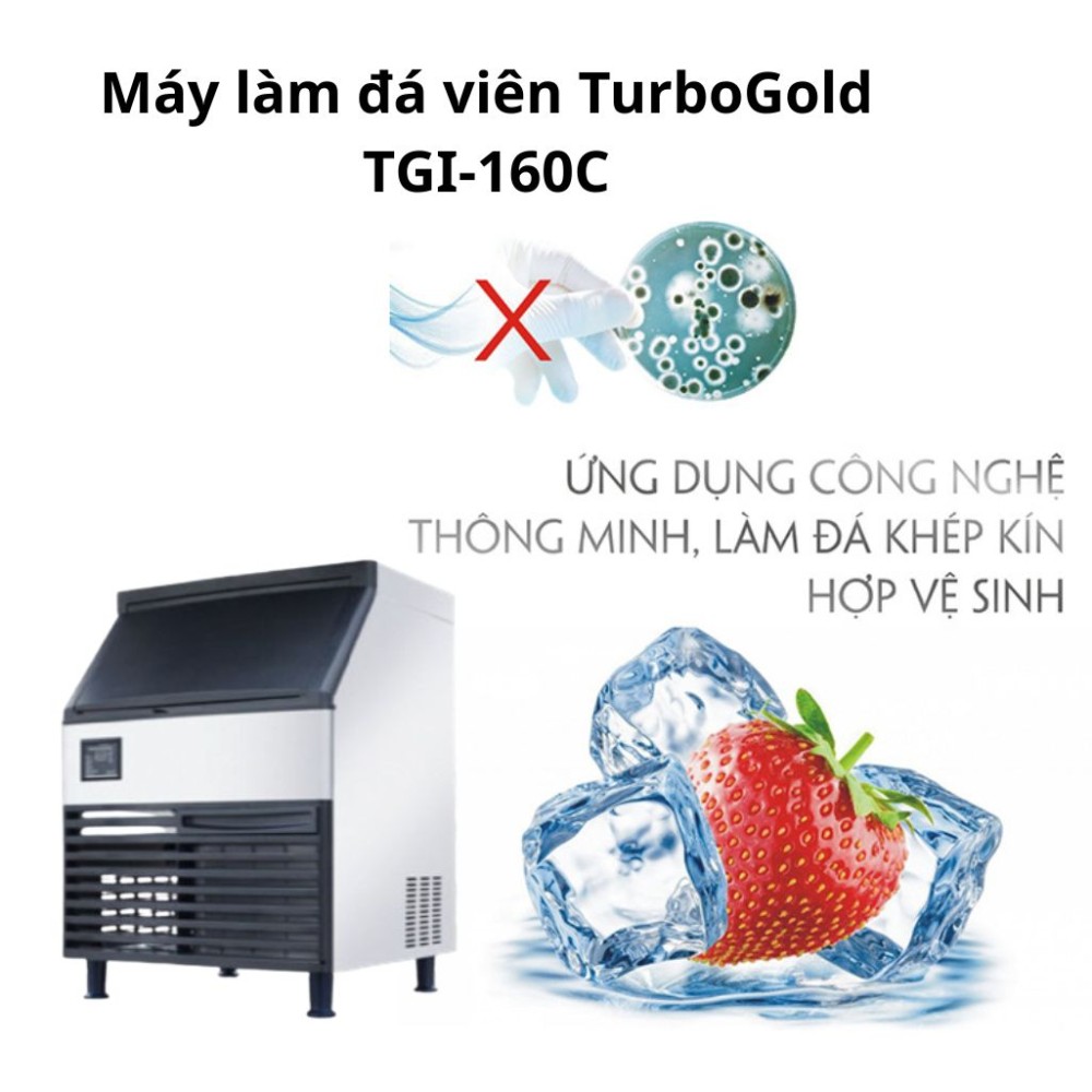 Máy làm đá viên TurboGold TGI-160C - Hàng chính hãng