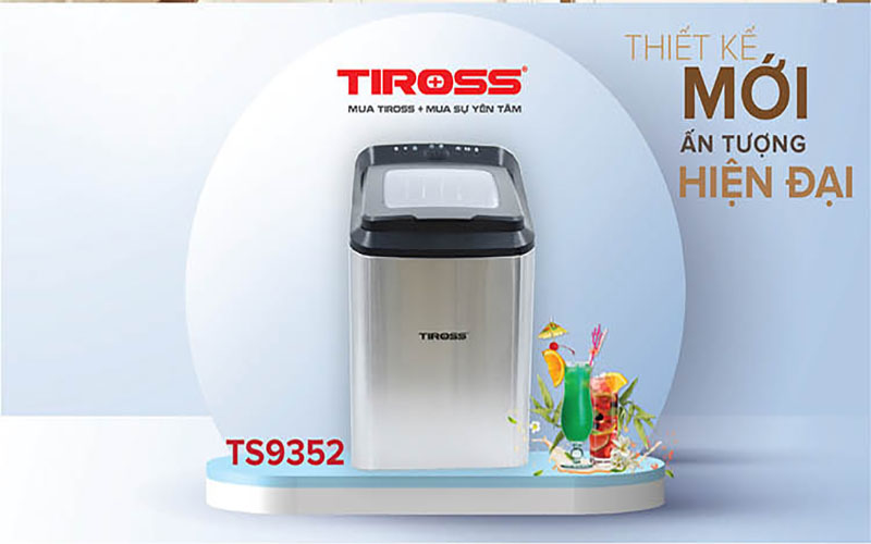 Máy làm đá viên Tiross TS9352 - Hàng chính hãng
