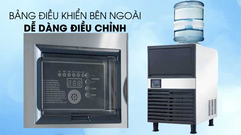 Bảng điều khiển của Máy làm đá viên công nghiệp Snooker SK-120PT