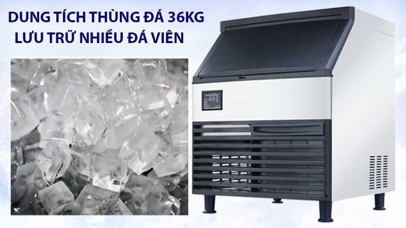 Dung tích của Máy làm đá viên công nghiệp Snooker model SK-160P