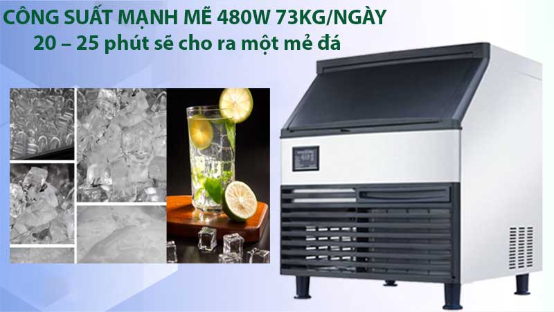 Công suất của Máy làm đá viên công nghiệp Snooker model SK-160P