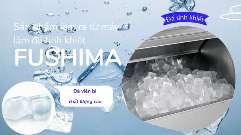 Máy làm đá viên 300kg Fushima FSM300 - Hàng chính hãng
