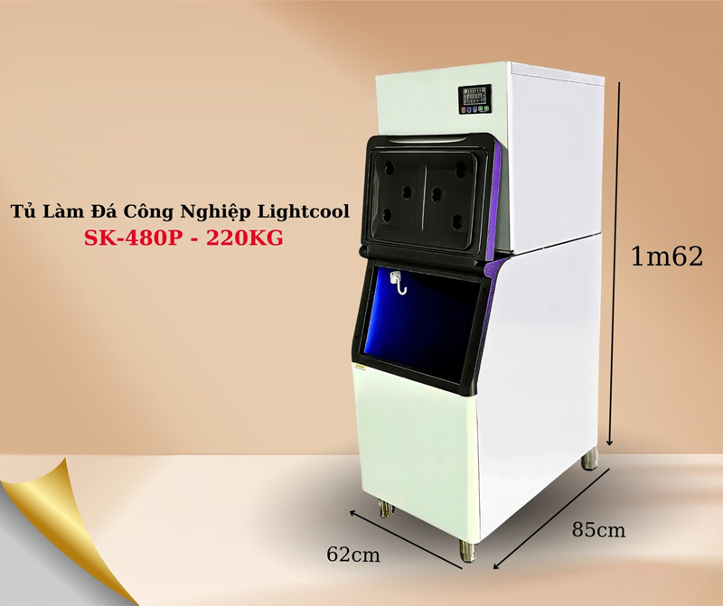 Máy làm đá công nghiệp Lightcool SK-480P (170 kg) - Hàng chính hãng