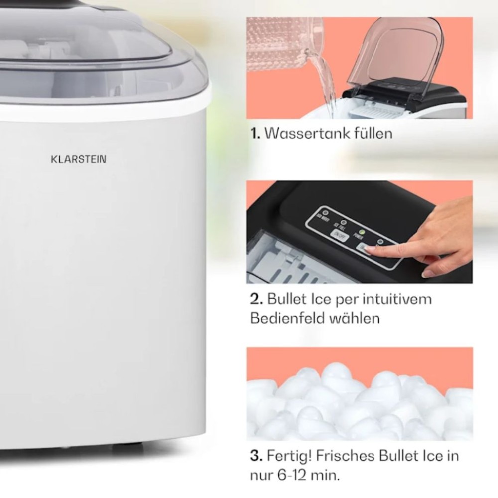 Máy làm đá Klarstein Profi Eismaschine - Hàng chính hãng