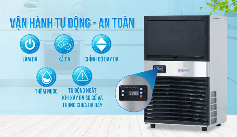 Máy làm đá viên Newcool ZB-120A - Hàng chính hãng