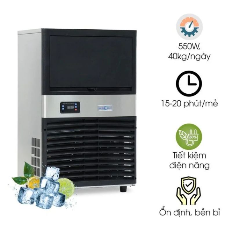 Máy làm đá viên Newcool ZB-120A - Hàng chính hãng