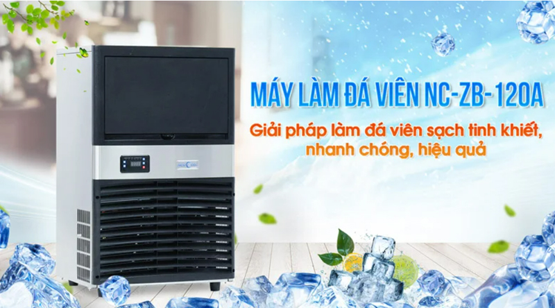 Máy làm đá viên Newcool ZB-120A - Hàng chính hãng