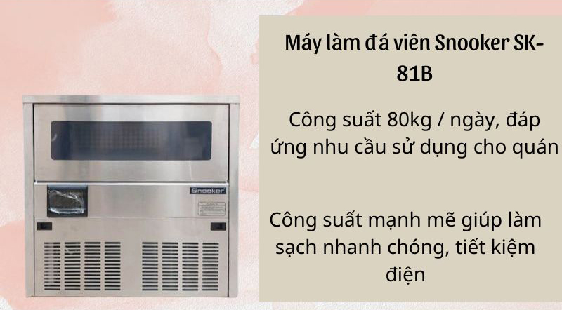 Máy làm đá viên Snooker SK-81B - Hàng chính hãng