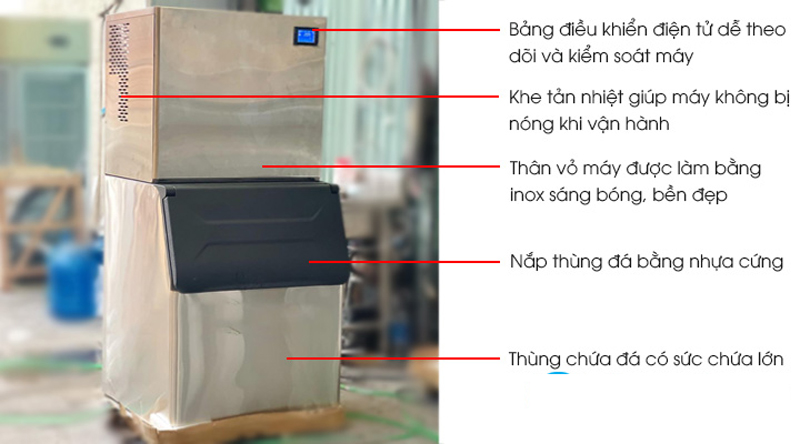 Máy làm đá viên Snow Village AP-300 - Hàng chính hãng