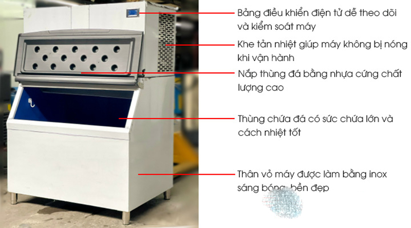 Máy làm đá viên Snow Village AP-500 - Hàng chính hãng