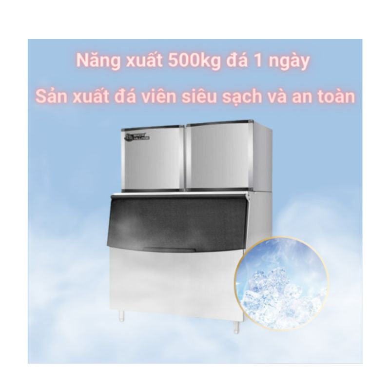 Máy làm đá viên Snow Village AP-500 - Hàng chính hãng
