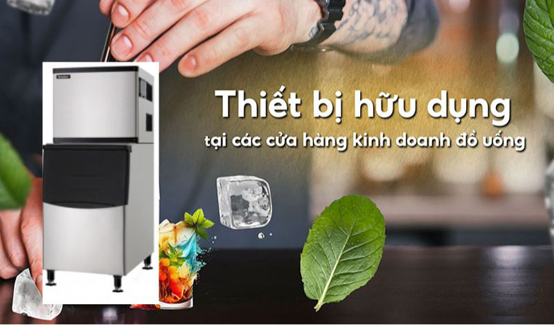 Máy làm đá viên dạng vuông Snooker SK-350P - Hàng chính hãng