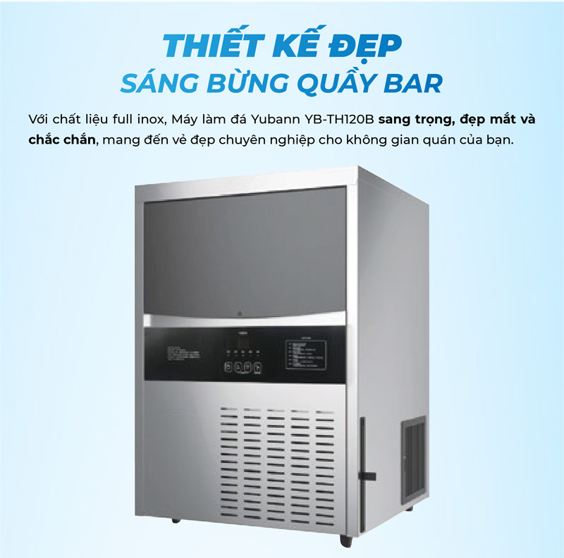 Máy làm đá công nghiệp Yubann YB-TH120B - Hàng chính hãng