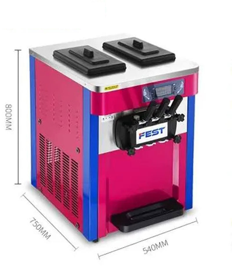 Máy làm kem tươi 3 vòi Fest RC-168T - Hàng chính hãng