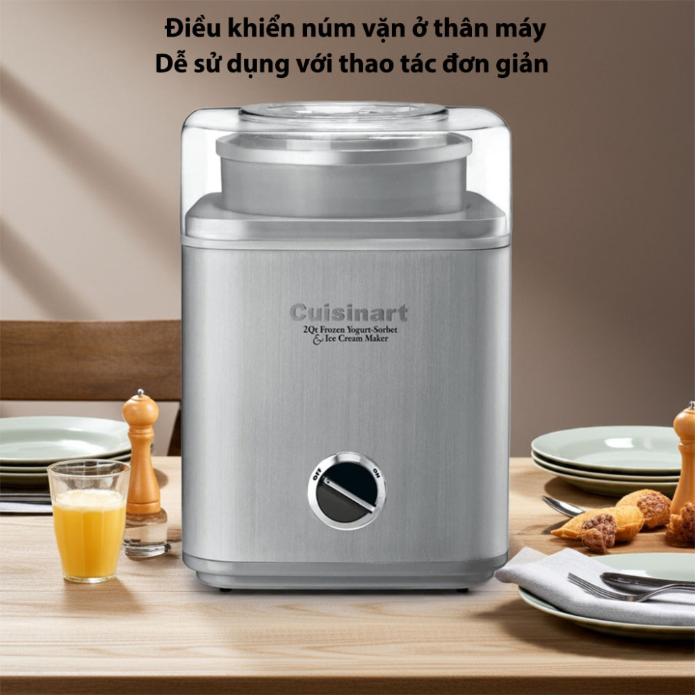 Máy làm kem mini Cuisinart ICE-30BCHK 2 lít - Hàng chính hãng