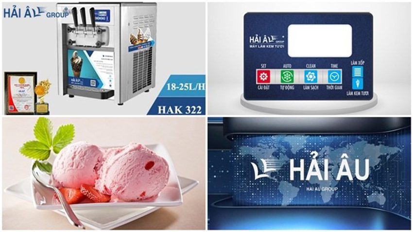 Máy làm kem tươi Hải Âu HAK 322 - Hàng chính hãng