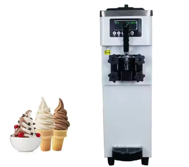Máy làm kem tươi 1 vòi, kiểu dáng nhỏ gọn, sang trọng