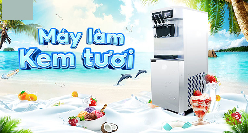 Tạo ra nhiều loại kem khác nhau: kem socola, vani, kem dâu… chỉ trong một thời gian ngắn.