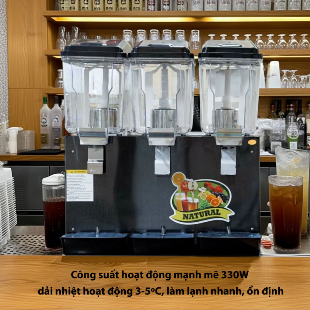 Máy làm lạnh đồ uống 3 ngăn Yubann CB-48L - Hàng chính hãng