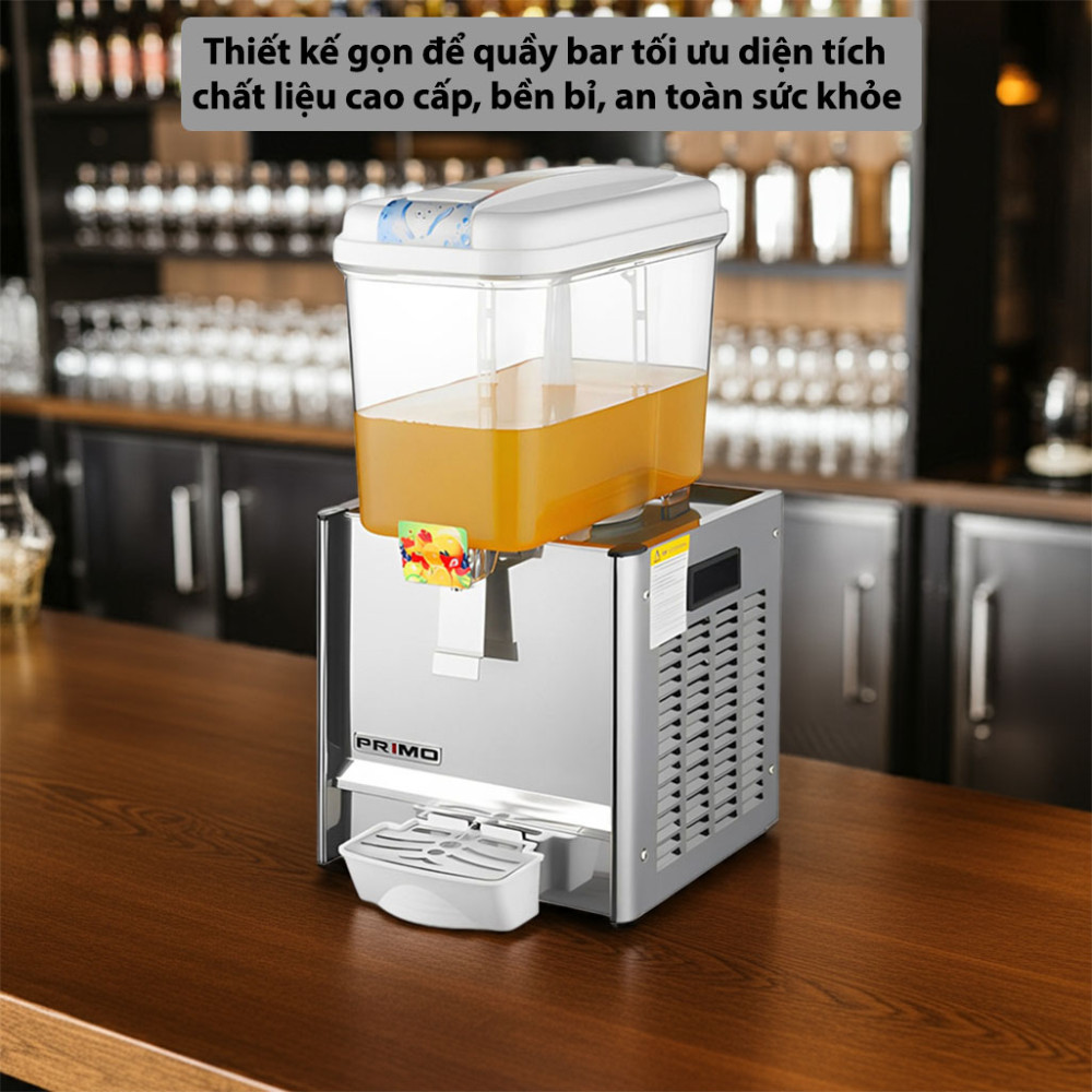 Máy làm lạnh nước trái cây 1 ngăn Primo 0200601425 thiết kế hiện đại, chất liệu bền bỉ, an toàn