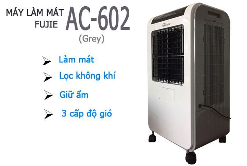 Máy làm mát Fujie AC-602 Grey - Hàng chính hãng